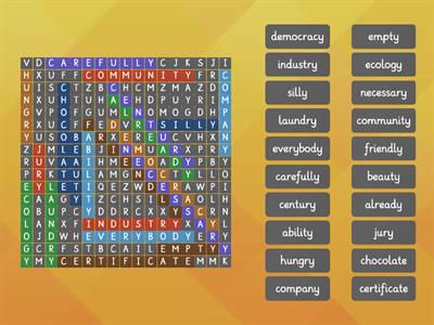 Multisyllabic Words