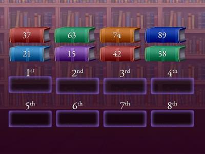 Biggest to smallest 1 - GREEN