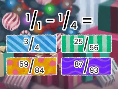 RESTA DE FRACCIONES CON DIFERENTE DENOMINADOR 