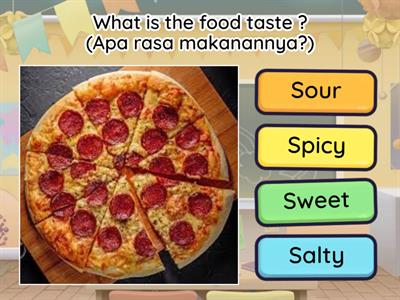 Latihan Soal Bahasa Inggris BAB 1 "TASTE" (RASA)