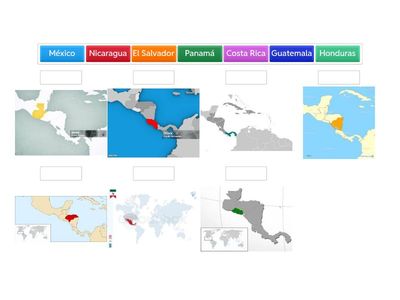 2.8 Países en Centro América que hablan español.