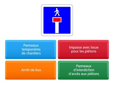 11 panneaux de signalisation 