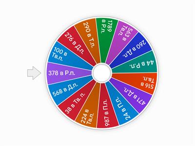 Склонение числительных