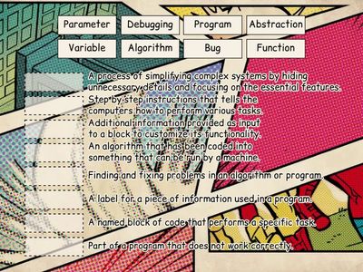 Link Code.org Animation 1-5 Vocabulary