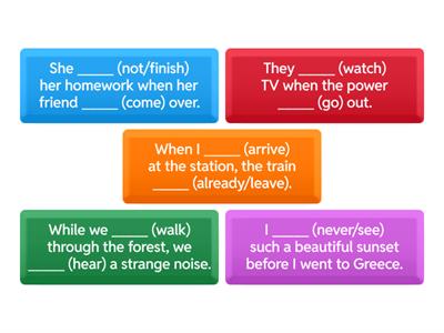 Grammar: Narrative tenses (Intermediate plus 3.1)