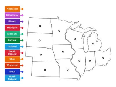 Midwest Region Practice - Where in the USA?