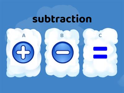 Add, Subtract, Equals (E1 Maths) [quiz]