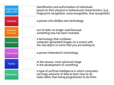 Artificial intelligence and technology ielts