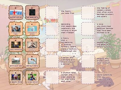 ЕГЭ. Family Vocab, ex.10