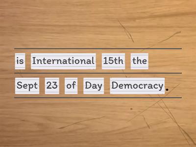 International Day of Democracy