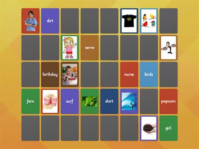 R controlled Matching Game