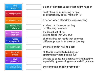 Speakout B1+ unit 5.3 society problems