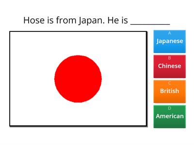 Countries and NATIONALITIES