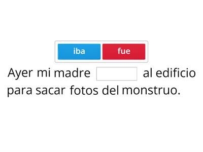 preterite / imperfect