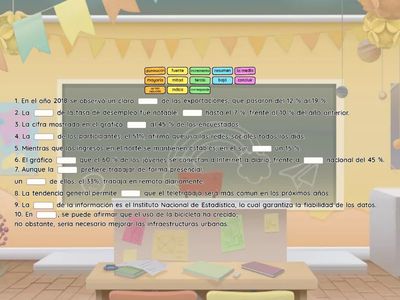 Gráficos DELE oraciones