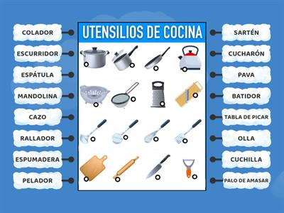 UTENSILIOS DE COCINA