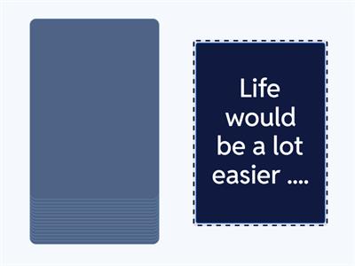 Conditional Sentences - Cards