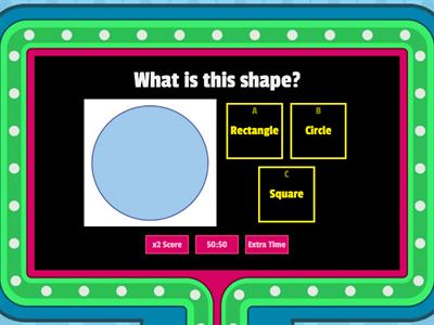 Name 2D and 3D shapes