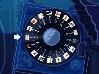 Haunted House Vocabulary Wheel🏚️👻🎃