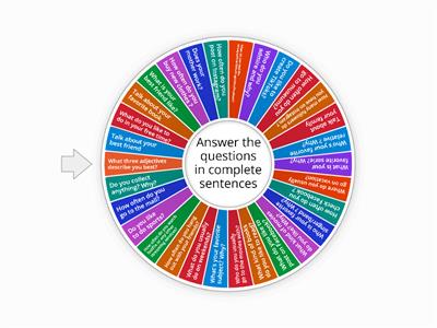 Speaking questions - Simple Present 