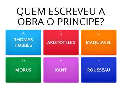 QUIZ DE FILOSOFIA