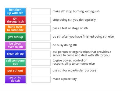 5 Phrasal verbs