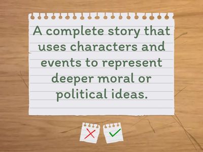 ELA Vocab Flashcard #1