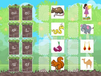 Kannada Swaragalu Word wall