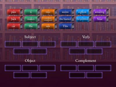 Sub + Verb + Object / Complememt