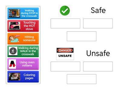 Safe versus Unsafe behavior