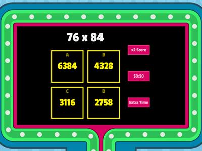 2-Digit by 2-Digit Multiplication