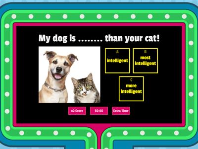 FF5 Comparatives and superlatives quiz