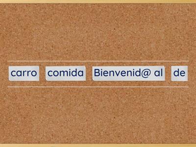 2S Ordena las oraciones