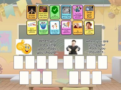 Digital Citizenship Sorting Game 2nd-3rd