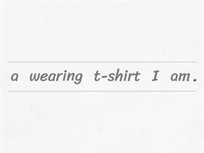 Positive/negative sentesnces wearing