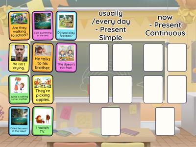 Present Simple/Present Continuous