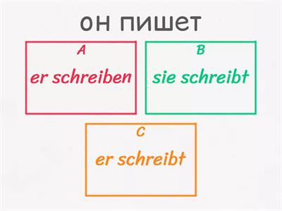 verben im prasens