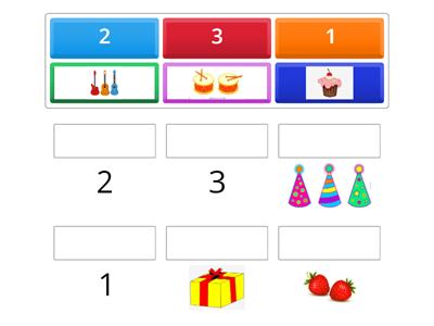Number and Object matching game