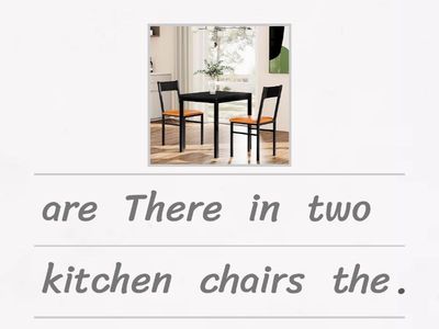 Put the words in the correct order.