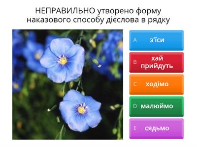 Наказовий спосіб дієслів