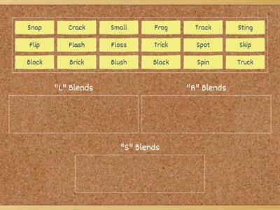 Consonant Blends