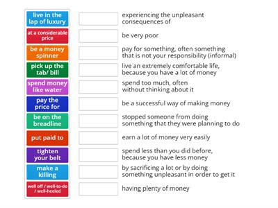 Money idioms