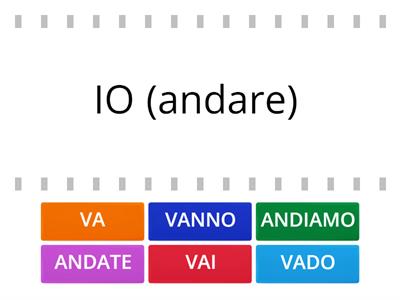 VERBO ANDARE