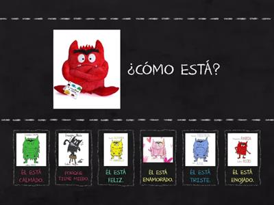 El Monstruo de Colores+ EMOCIONES VERBO ESTAR