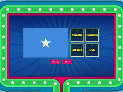 Flaggor världen - gameshow