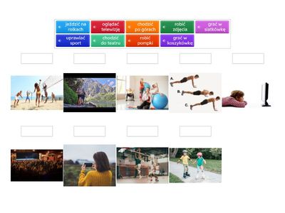 HOBBY. lubię, lubisz ..... + bezokolicznik. A1