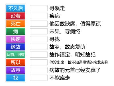 常见古文词汇(七)