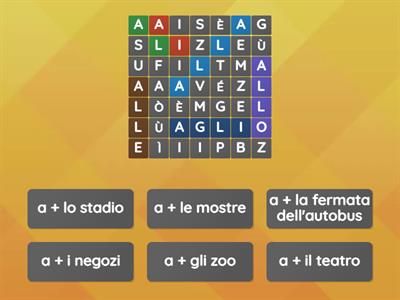 Preposizione_articolata_a+articolo 