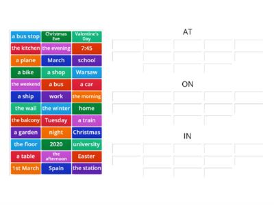 Prepositions AT/IN/ON 