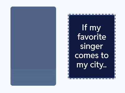 Zero and First conditional. SPEAKING!
